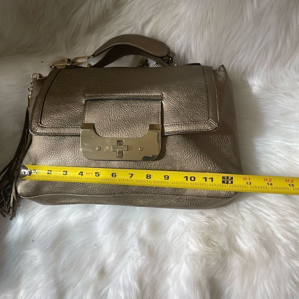 Kate Landry metallic bronze multi function should… - image 5